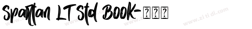 Spartan LT Std Book字体转换